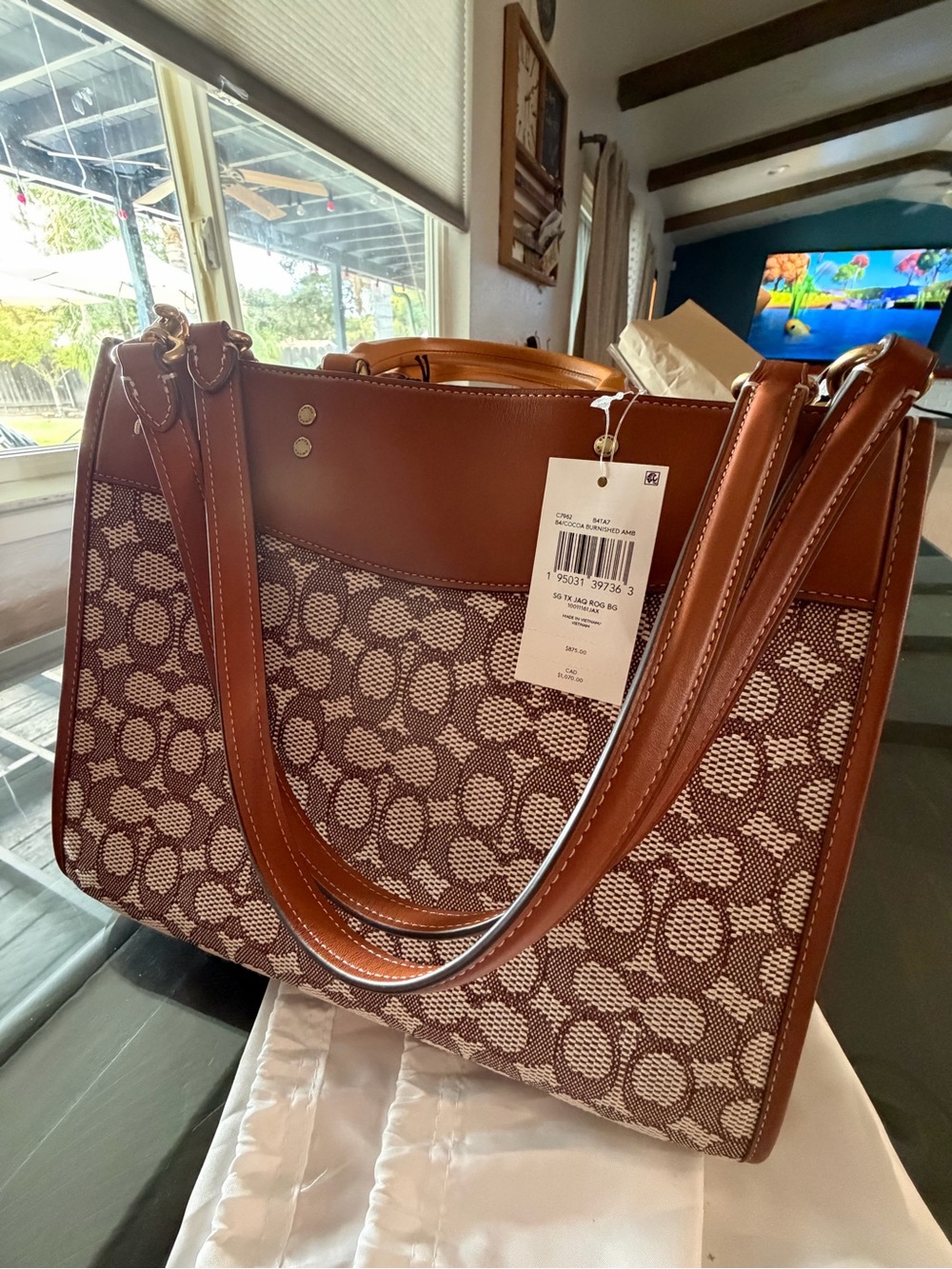 Coach Rogue Bag Signature Jacquard